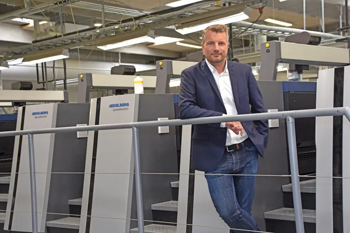 <p>Esben Mols Kabell, vd på Scandinavian Print Group.</p>
