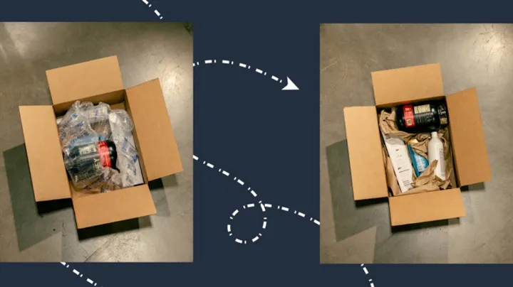 <p>Amazon har satt upp målet att ha 100 procent plastfritt fyllnadsmaterial vid årets slut.</p>

