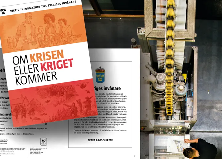 <p>Nya broschyren kommer skickas ut till alla Sveriges hushåll i en upplaga beräknad till drygt 5,6 miljoner exemplar.</p>
