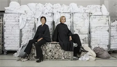 <p>Susanne Beskow och Caroline von Post på Beskow von Post.</p>
