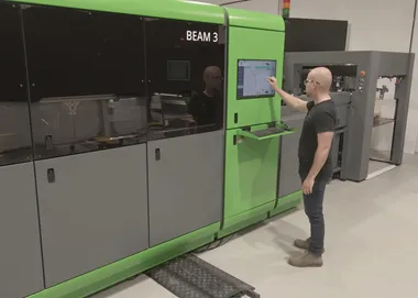 <p>Highcons nya digitala stansmaskin Beam 3.</p>
