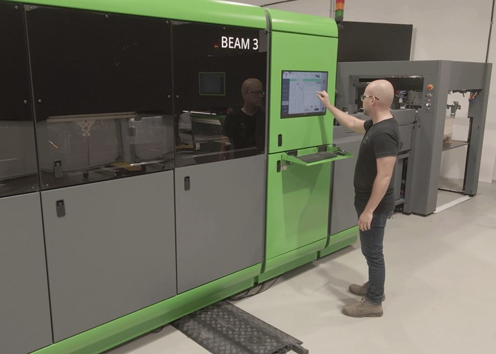 <p>Highcons nya digitala stansmaskin Beam 3.</p>
