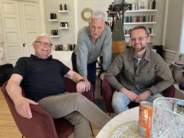 <p>Roger Nilsson, Björn Eriksson och Oskar Dahlin är en del av arbetsgruppen som driver arbetet med att ta fram profilbranschens nya branschförening.</p>
