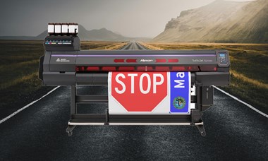 <p>Mimakiskrivare i Averys system för produktion av vägskyltar.</p>
