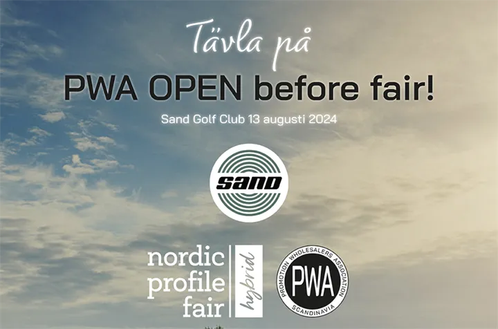 <p>PWA anordnar golftävling för branschen dagen innan mässan börjar.</p>
