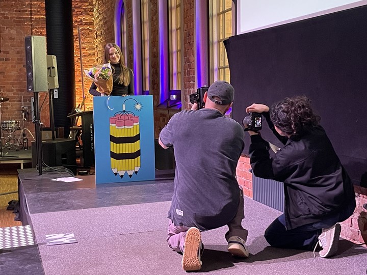 <p>Isabella Wretman kammade hem affischtävlingen Print Power Award.</p>
