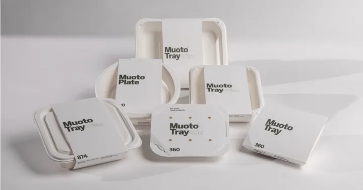 <p>Med tekniken omvandlas våt trämassa till förpackningar.</p>
