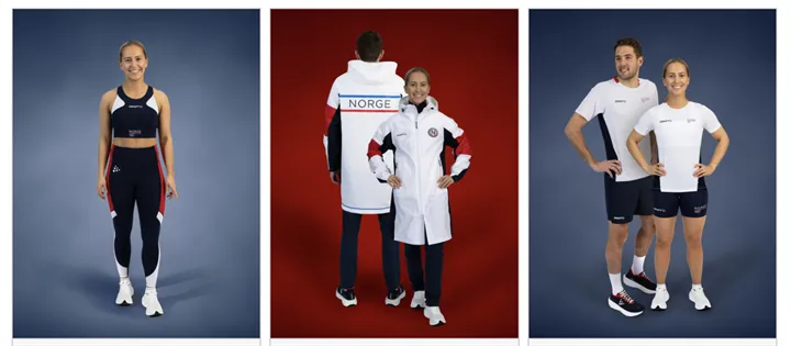 <p>Några av kläderna från det norska OS-stället.</p>
