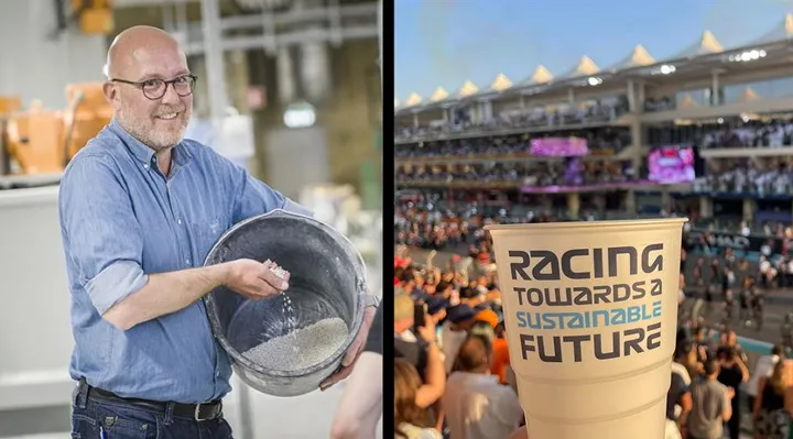 <p>Peter Stenström är vd för Gaia – vars material användes i ölglas på Formel 1-finalen i Abu Dhabi.</p>

