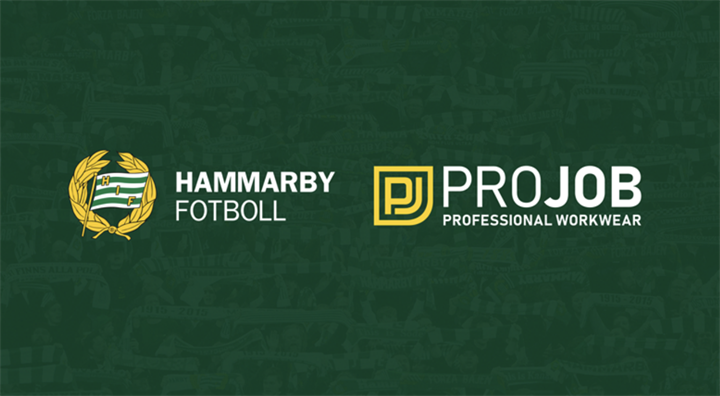 <p>Från och med i år syns Projob på samtliga av Hammarbys lags tröjor.</p>
