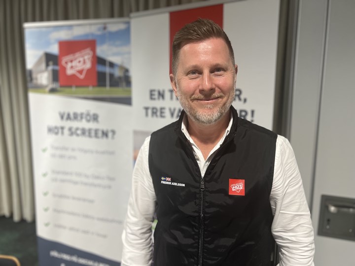 <p>Fredrik Axelsson, marknadschef på Hot Screen.</p>
