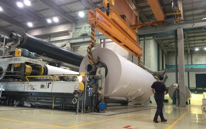 <p>Norske Skog Golbey paper machine.</p>
