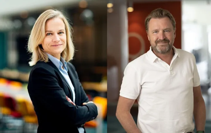 <p>Johan Hellman är ansvarig för strategiska projekt på 21grams och Eva Glückman, vd för Grafiska Företagen.</p>
