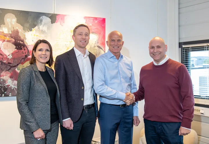 <p>Maryne Lemvik, Ole-Kristian Rugland, Ole Rugland, Jan-Atle Ellingsen. Photo: Truls Løtvedt.</p>
