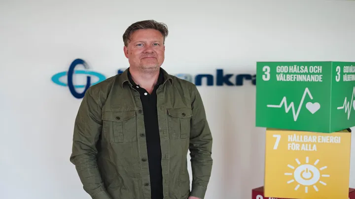 <p>Fredrik Hildingsson i Vårgårda är en av de som medverkar i Klimatlöftet.</p>
