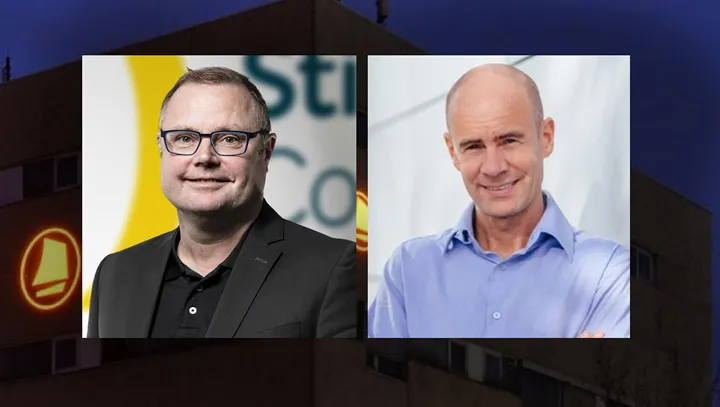 <p>Søren Henriksen, Stibo Complete Group och Philipp Lerchner från Eversfrank Gruppe.</p>
