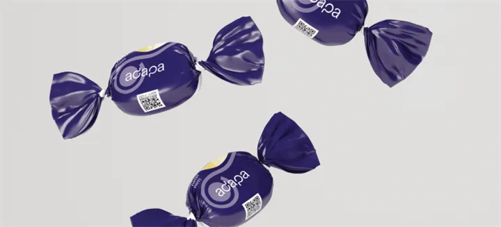 <p>Komposterbart godispapper.</p>
