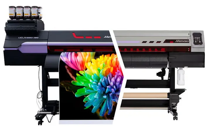 <p>Två nya rulle-till-rulle från Mimaki.</p>
