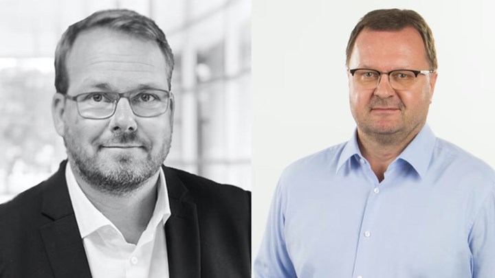 <p> Joakim Johannesson, vd Emballator Mellerud, och Harri Laaksonen, vd Europak Oy</p>
