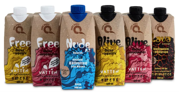 <p>Vattenaktören lanserar sex nya smaker och pappersbaserad flaska.</p>
