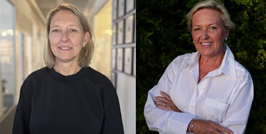 <p>Johanna Oddestad och Sofia Brax som tillsammans med Tomas Olsson är de tre nya medlemmar i Wackes styrelse.</p>
