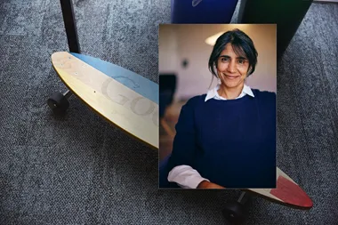 <p>Aparna Pappu på Google presenterade de nya funktionerna.</p>
