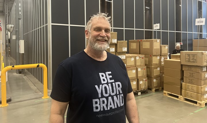 <p>Tomas Jansson vd för New Wave Mode och D&J Frantextil.</p>
