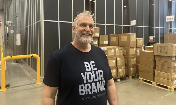 <p>Tomas Jansson vd för New Wave Mode och D&J Frantextil.</p>
