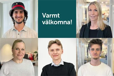 <p>Fem av de sex medarbetare Wackes anställt under våren.</p>
