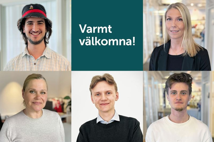 <p>Fem av de sex medarbetare Wackes anställt under våren.</p>
