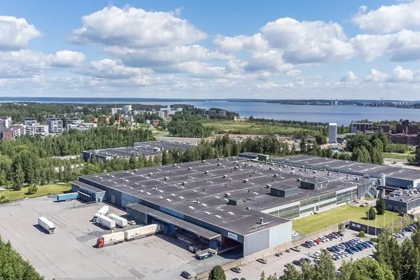 <p>Fabriken i Tammerfors.</p>
