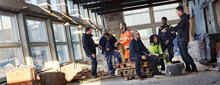 <p>Samtliga sju kollektioner från Fristads på en bild.</p>
