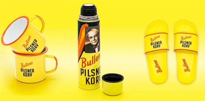 <p>Några av produkterna som ingår i den kollektion Påhlsons Daylight tagit fram till Bullens Pilsnerkorv.</p>
