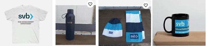 <p>Merchandise från Sillicon Valley Bank är hetare än någonsin i och med bankens kollaps.</p>
