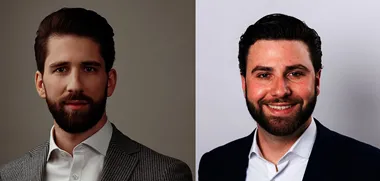 <p>Léonard Badet på BOBST och Jonathan Herzog på Sauber Technologies ska 3D-printa delar till inkjetpressar.</p>
