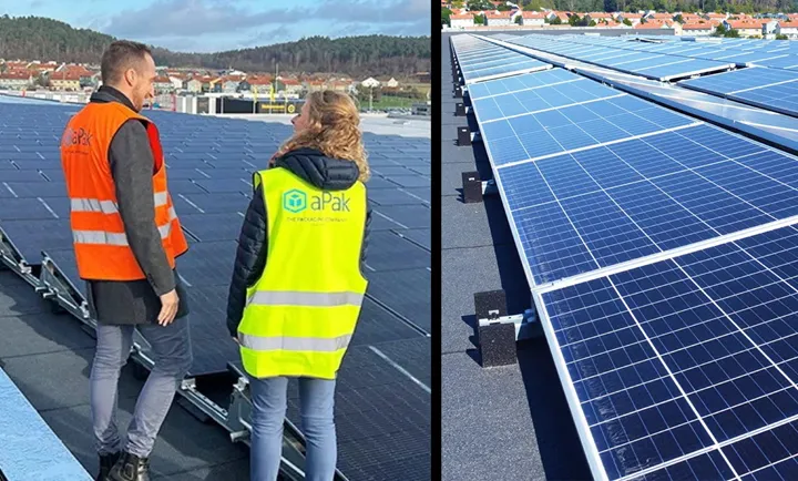 <p>Mer solceller på taket hos Apak i Göteborg.</p>
