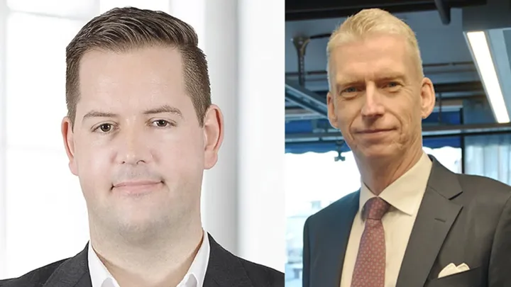 <p>Marcus Söderberg, till vänster, och Anders Davidsson som är vd.</p>

