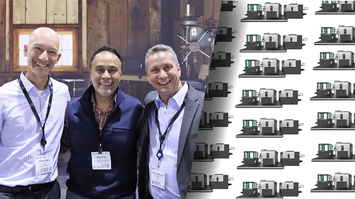 <p>Man blir glad när man säljer 50 tryckpressar på en och samma gång.</p>
