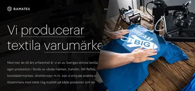 <p>Bamatex som sysslar med olika typer av textil förädling har nu investerat i ny utrustning.</p>
