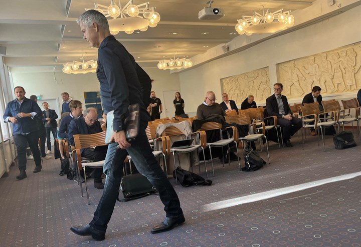 <p>Några av de som medverkade på New Wave Groups kapitalmarknadsdag.</p>
