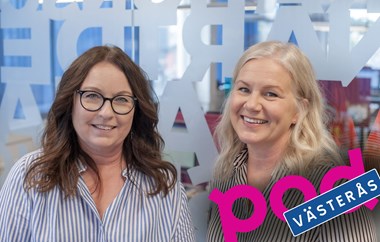 <p>Anna Werne Ejnarsson och Sara Sjöberg öppnar Västeråskontoret för POD Sthlm.</p>
