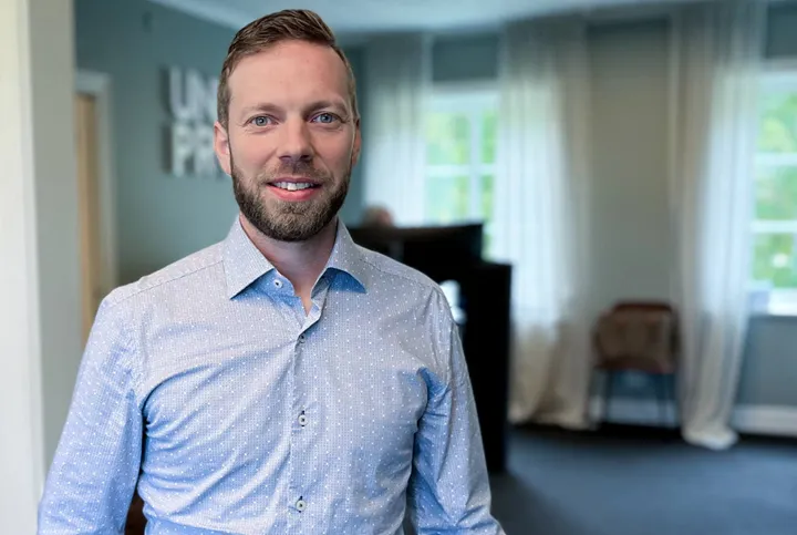 <p>Samuel Landin, ny försäljningschef på Unitedprofile.</p>
