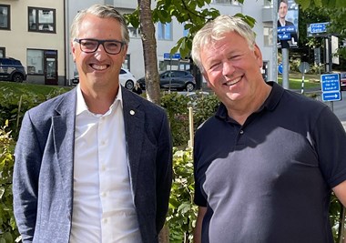 <p>Tomas Olsson (vd Olsson & Co) tillsammans med Thomas Davidsson (vd på Wackes) som från och med 1 januari 2023 slås ihop  till ett gemensamt bolag.</p>

