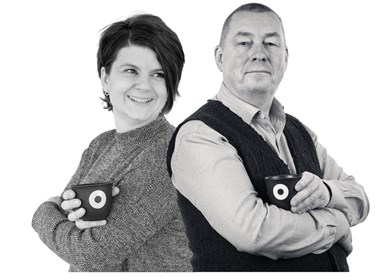 <p>Jessica Lundgren och Tommy Hultqvist har precis lanserat sitt nya väskvarumärke Time to Market.</p>
