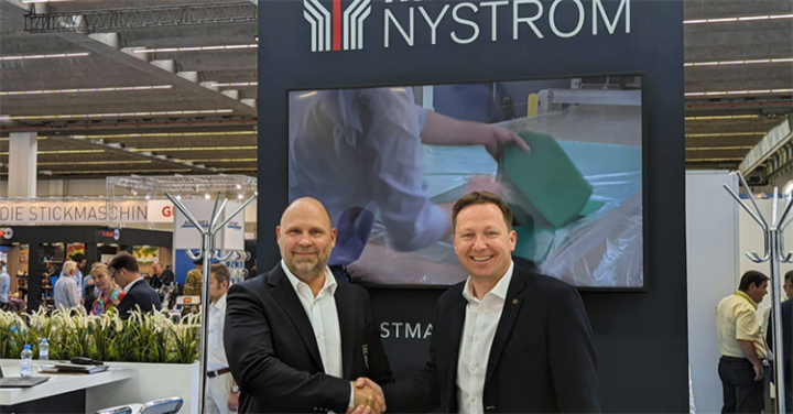 <p>Per-Martin Dahlqvist, Vice President at ACG Nyström och Richard Jessup, Vice Predsident of Sales at Optitex.</p>
