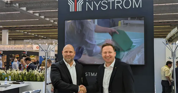 <p>Per-Martin Dahlqvist, Vice President at ACG Nyström och Richard Jessup, Vice Predsident of Sales at Optitex.</p>
