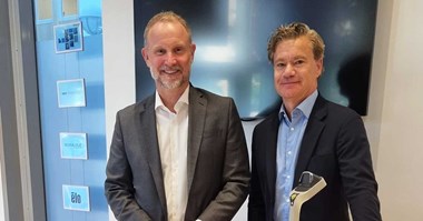 <p>Sjur Skjaeveland vd Lexit och Peter Hallinger vd Idnet.</p>
