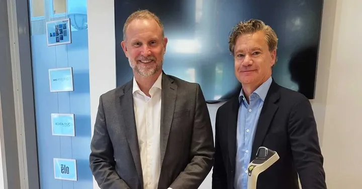 <p>Sjur Skjaeveland vd Lexit och Peter Hallinger vd Idnet.</p>
