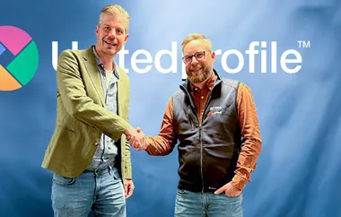 <p>Magnus Lindblad på Unitedprofile och Elias Hellberg på Skydda.</p>
