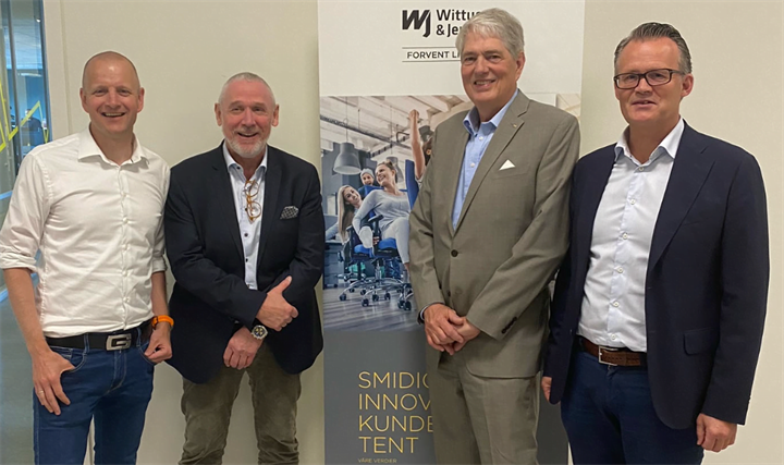 <p>Tomas Holmestad, Johannes Berger, Peter Odd Jensen och Sven Erling Øversjøen.</p>
